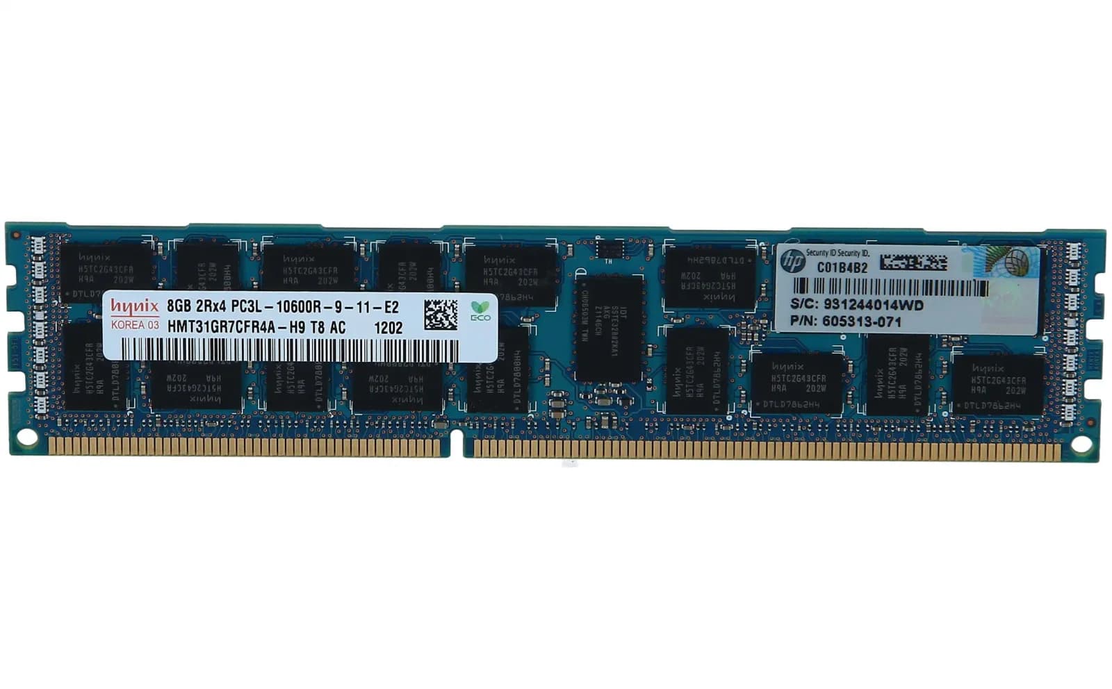 HPE 8GB DDR3-1333 8GB DDR3 1333MHz ECC yaddaş modulu (A0R58A)