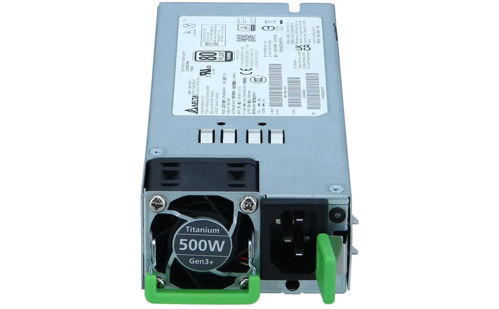 Fujitsu 500W, 80 Plus Titanium, Power supply, AC 100-240 V (A3C40246475)