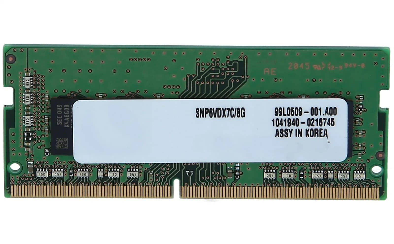 DELL 8 GB, DDR4, module, SO-DIMM 260-pin, 3200 MHz / PC4-25600 (AA937595)