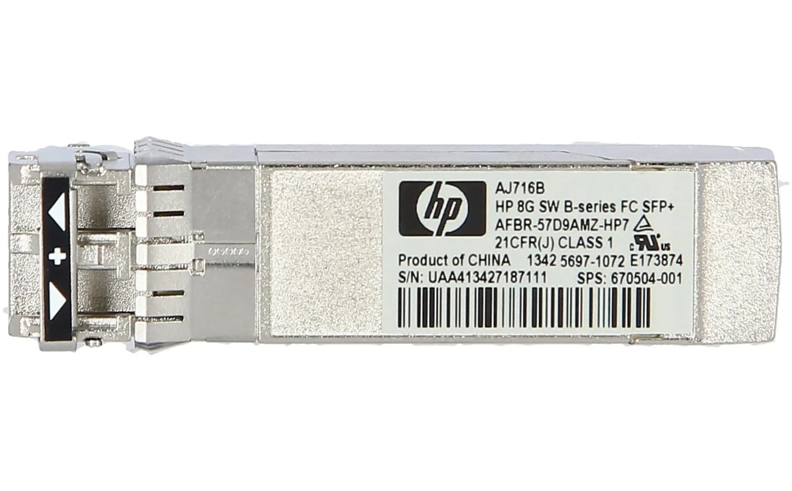 HPE HP 8Gb Short Wave B-Series SFP+ 1 Pack (AJ716B)