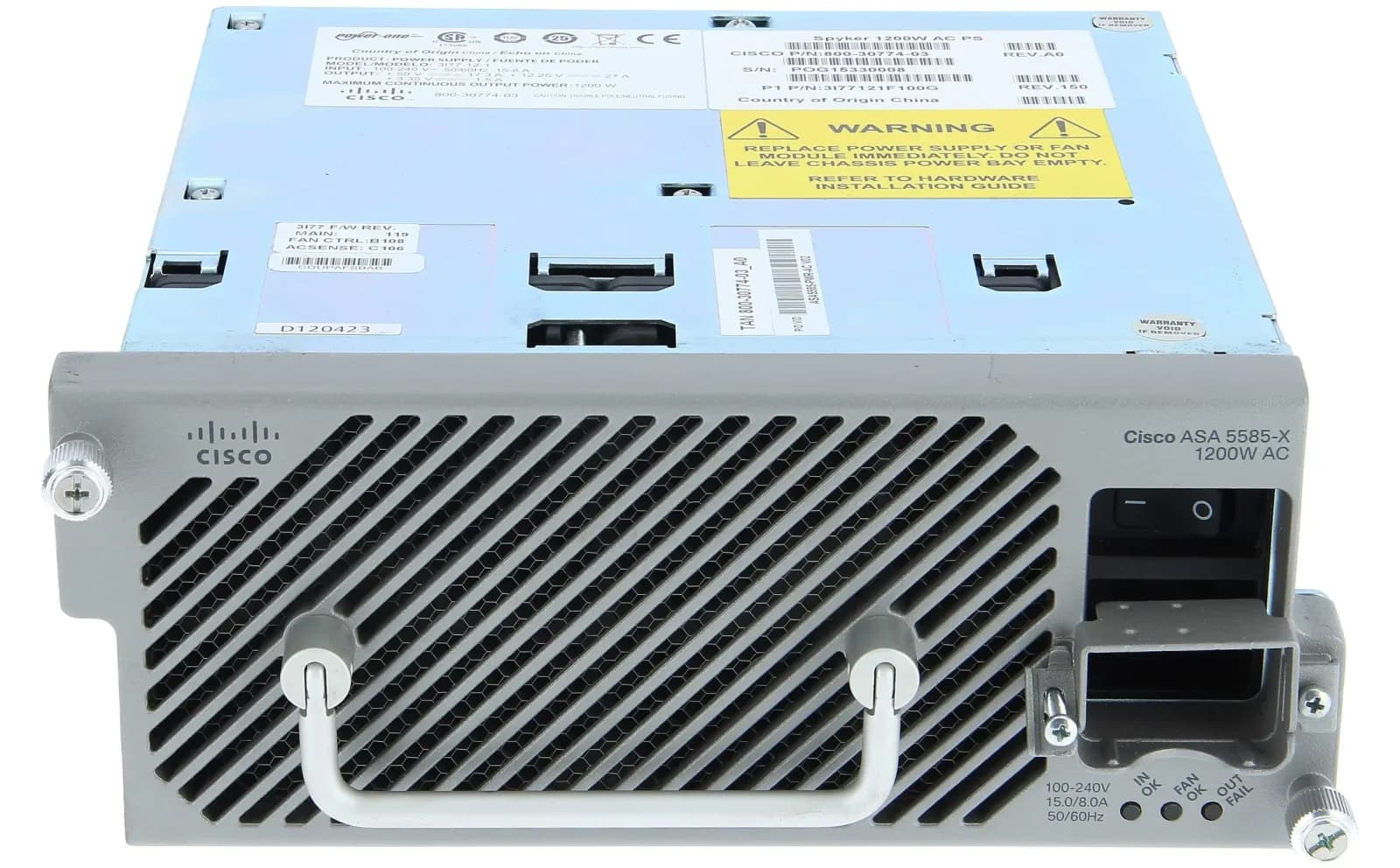Cisco ASA 5585-X Spare AC Power Supply (ASA5585-PWR-AC)