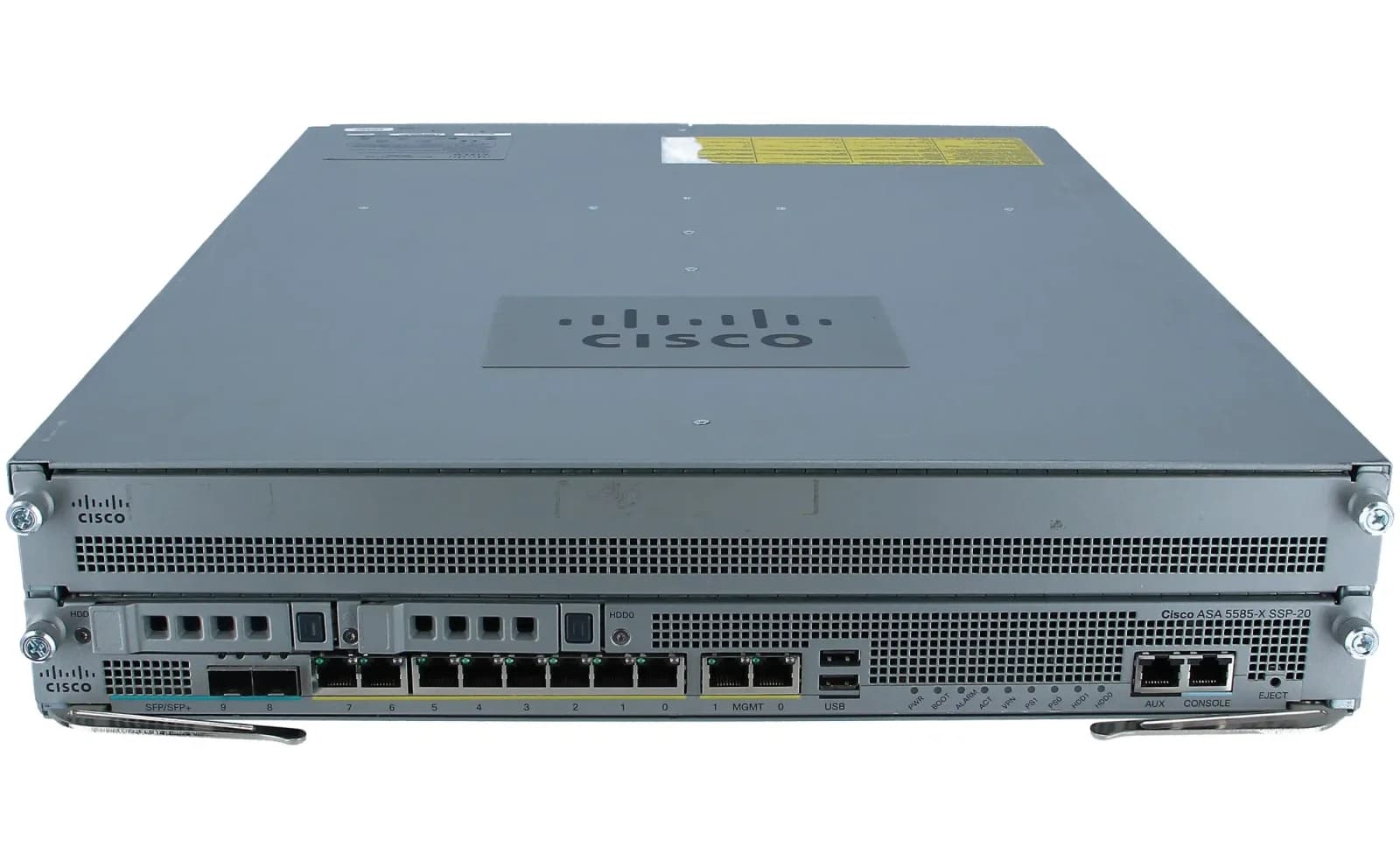 Cisco ASA 5585-X Chassis with SSP20,8GE,2 SFP,2 Mgt,1 AC, 3DES/AES (ASA5585-S20-K9)