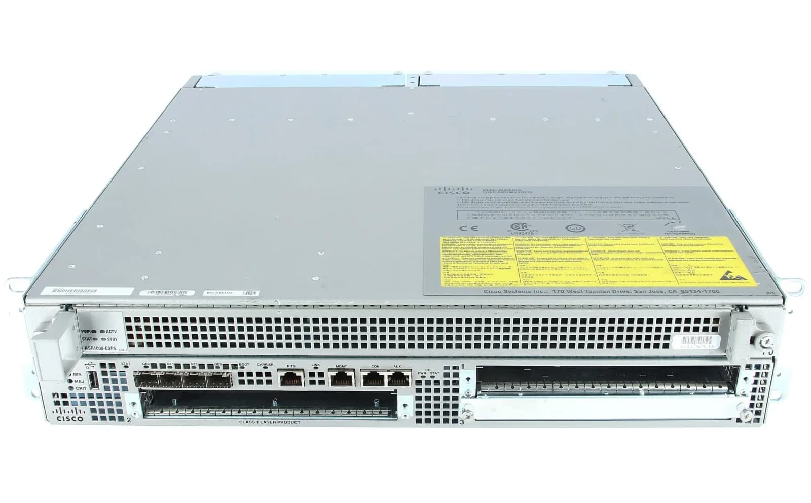 Cisco ASR1002 VPN+FW Bundle w/ ESP-5G,AESK9,License,4GB DRAM (ASR1002-5G-SEC-K9)