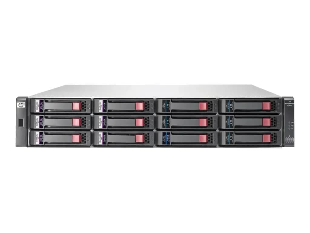 HP P2000 G3 SAS MSA DUAL CONTROLLER LFF ARRAY WITH RAILS (AW593A)