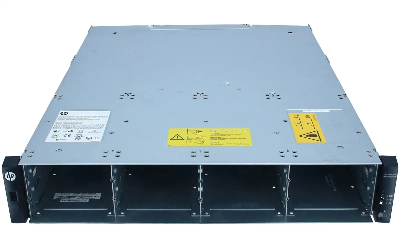 HPE P2000 G3 SAS MSA Dual Controller LFF SAS Rack (2U) Disk-Array (AW593B)