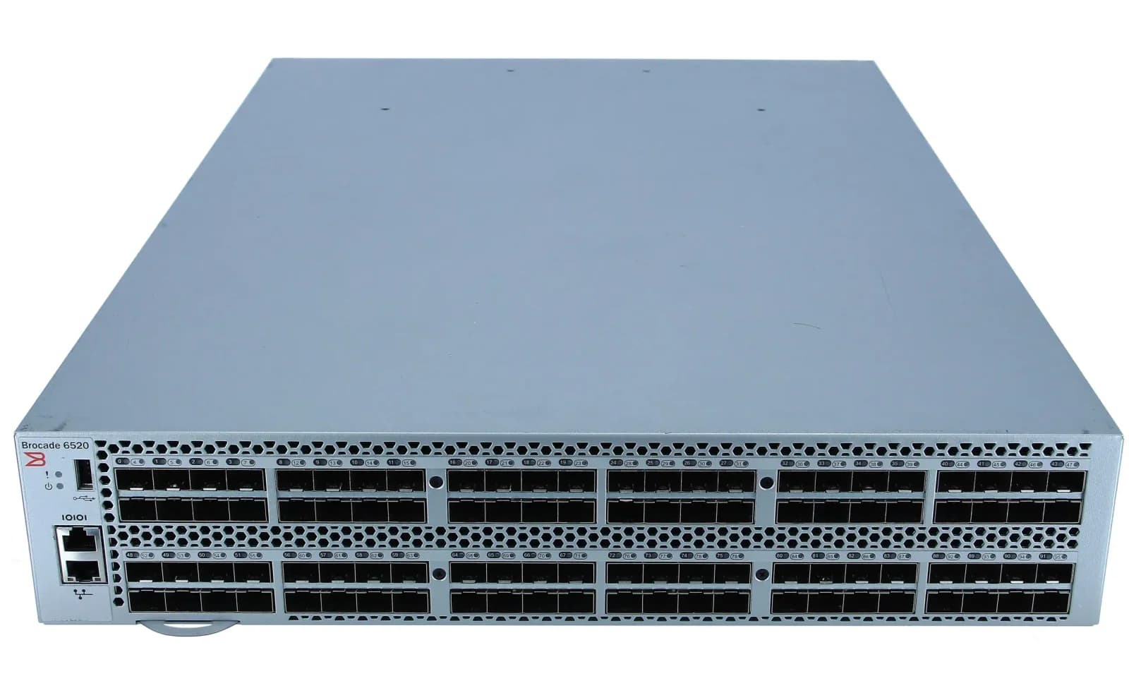 Brocade 6520, 96 Port 16Gb Fibre Channel Switch, 48 Aktive Ports (BR-6520-48-16GR)