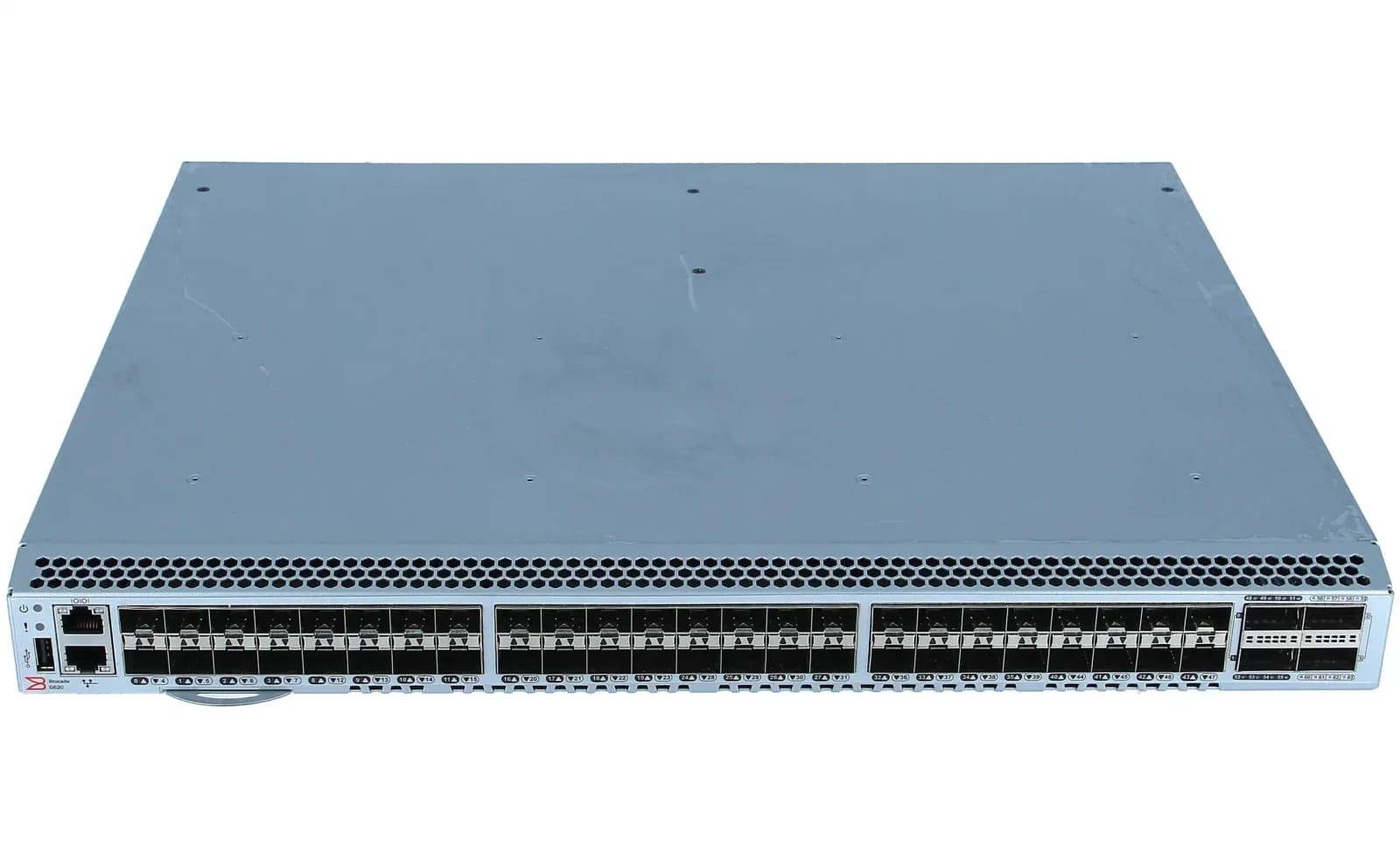 Brocade BR-620 сек Switch with 24 active 32 Gb ports (BR-G620-24-32G)