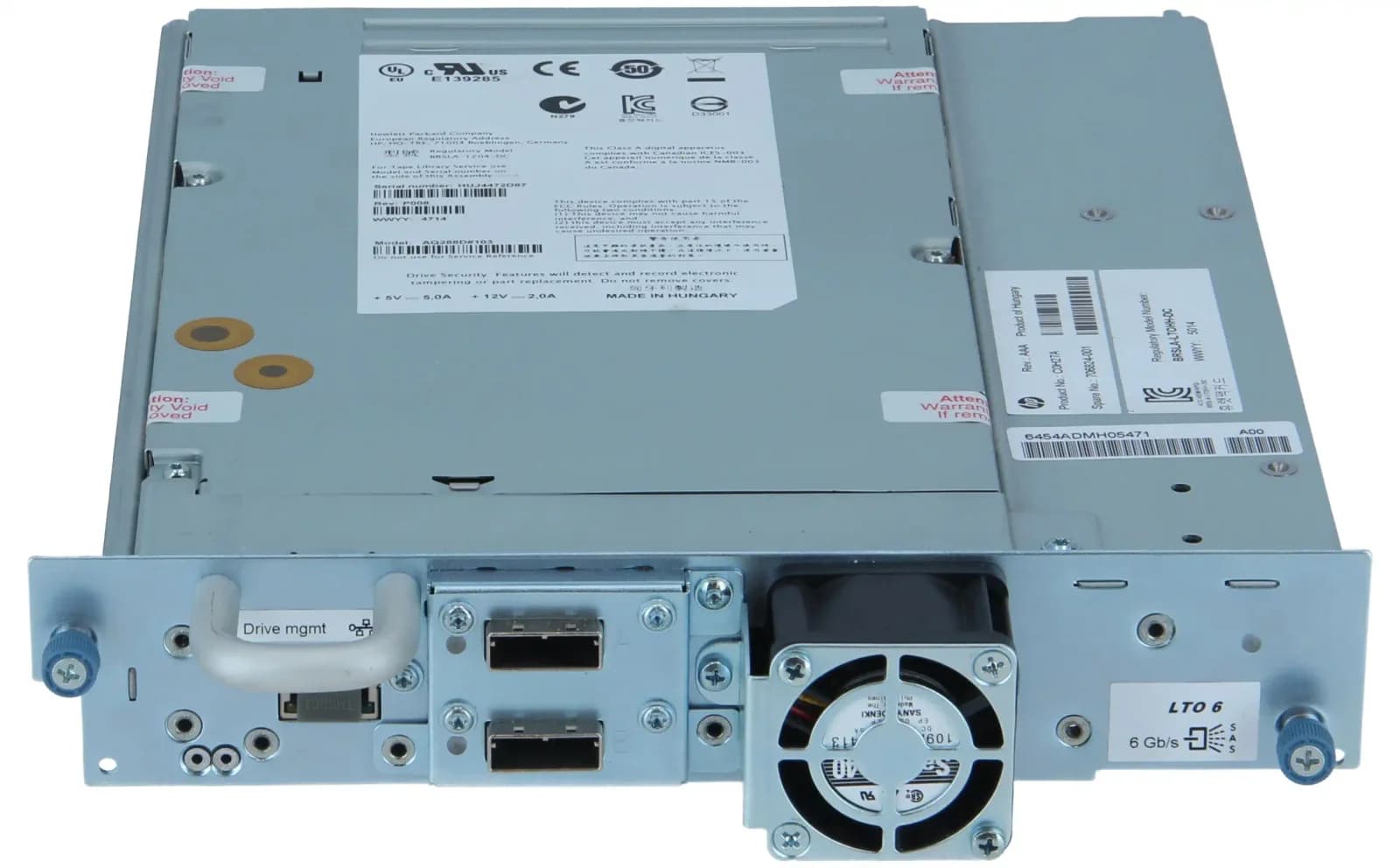 HPE Ultrium 6250 Drive Upgrade Kit, Library, LTO / Ultrium (C0H27A)