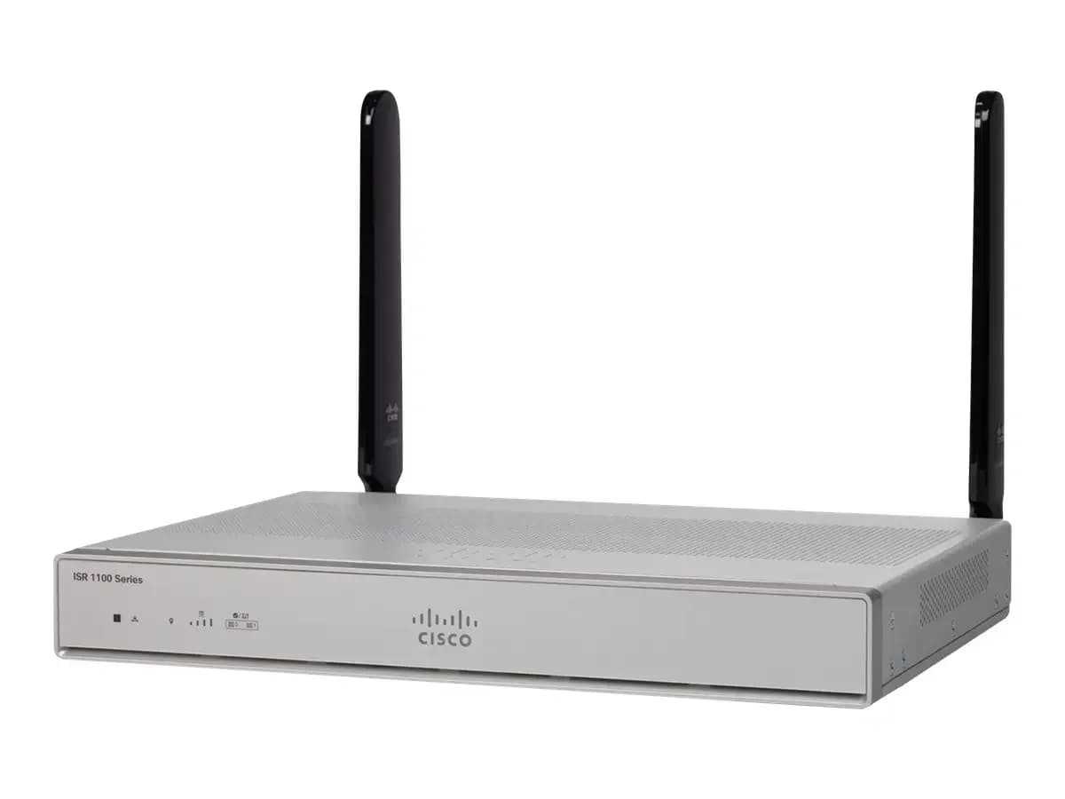 Cisco Integrated Services Router 1117, Router, DSL modem 4-port switch, 1GbE, WAN ports: 2 (C1117-4P)