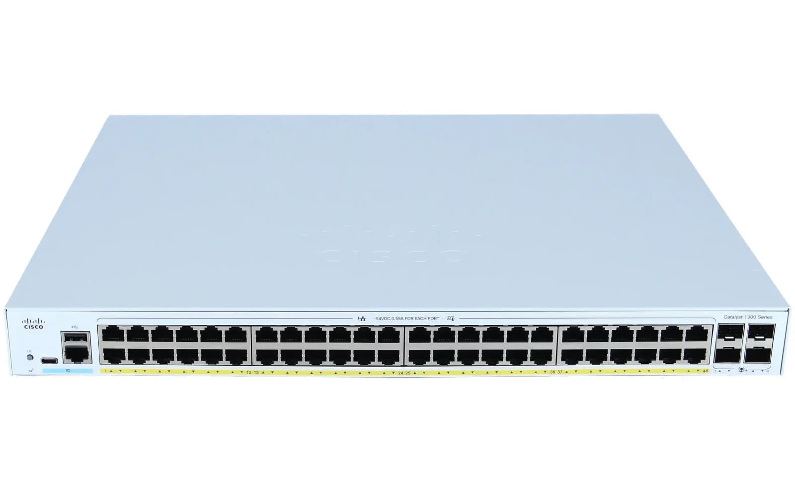 Cisco Catalyst 1300 48-port GE, PoE, 4x10G SFP+ (C1300-48P-4X)