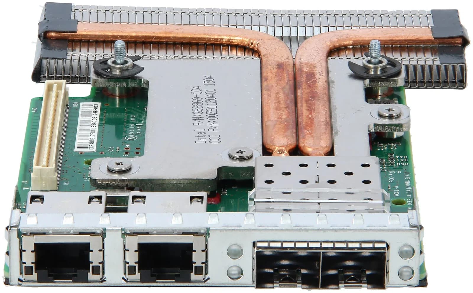 DELL INTEL X520 DP10G & I350 DP1G DAUGHTER CARD (C63DV)