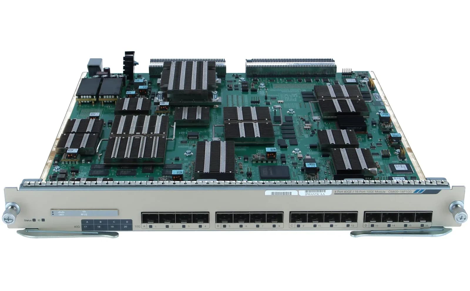 Cisco Catalyst 6800 Series 10 Gigabit Ethernet Fiber Module (C6800-16P10G)