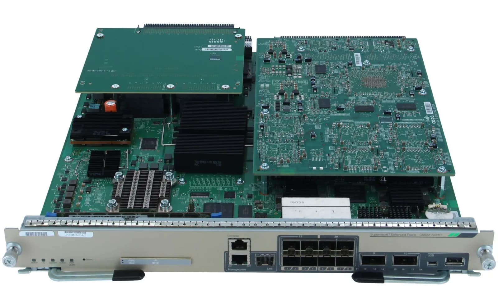 Cisco Catalyst 6800 Series Supervisor Engine 6T (440G/slot) with 8x10GE, 2x40GE (C6800-SUP6T)