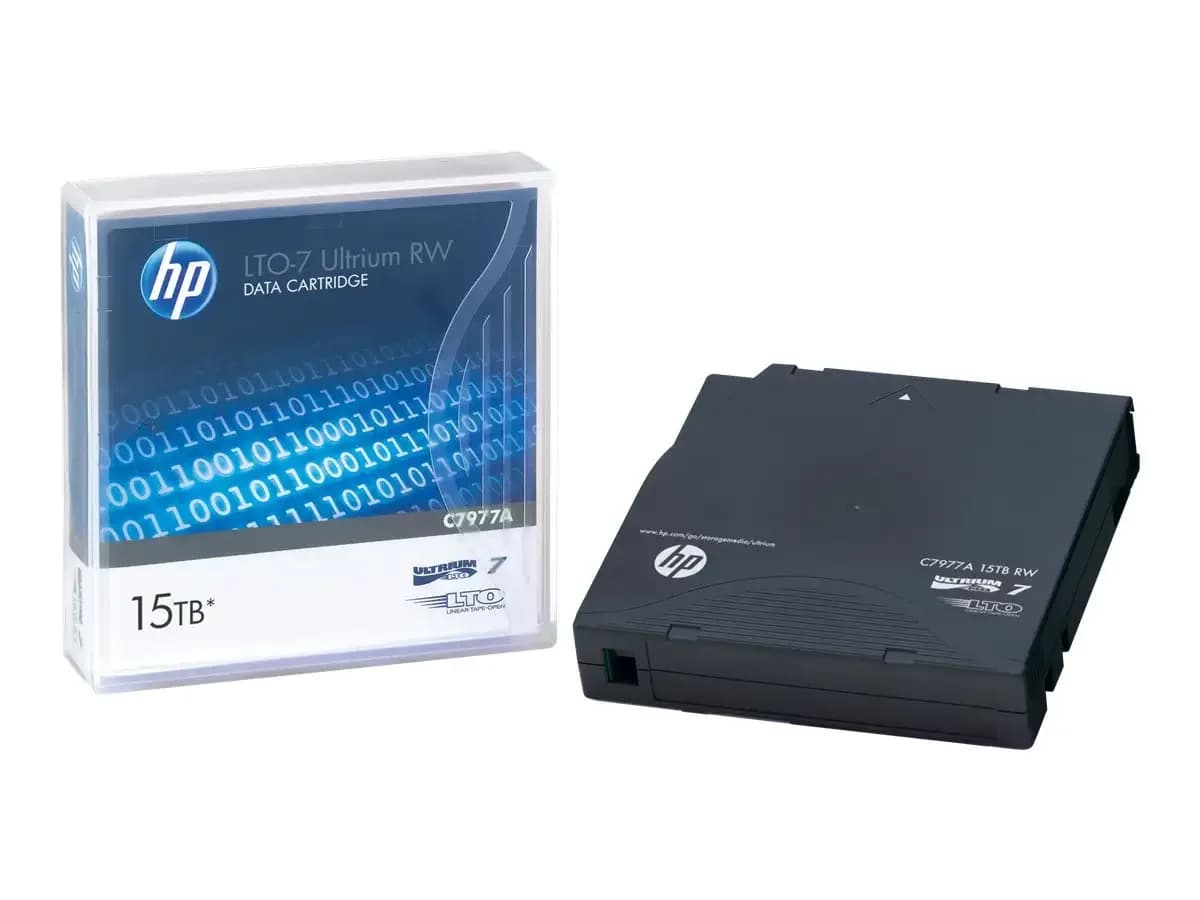 HPE Ultrium RW Data Cartridge, LTO Ultrium 7, 6 TB / 15 TB (C7977A)