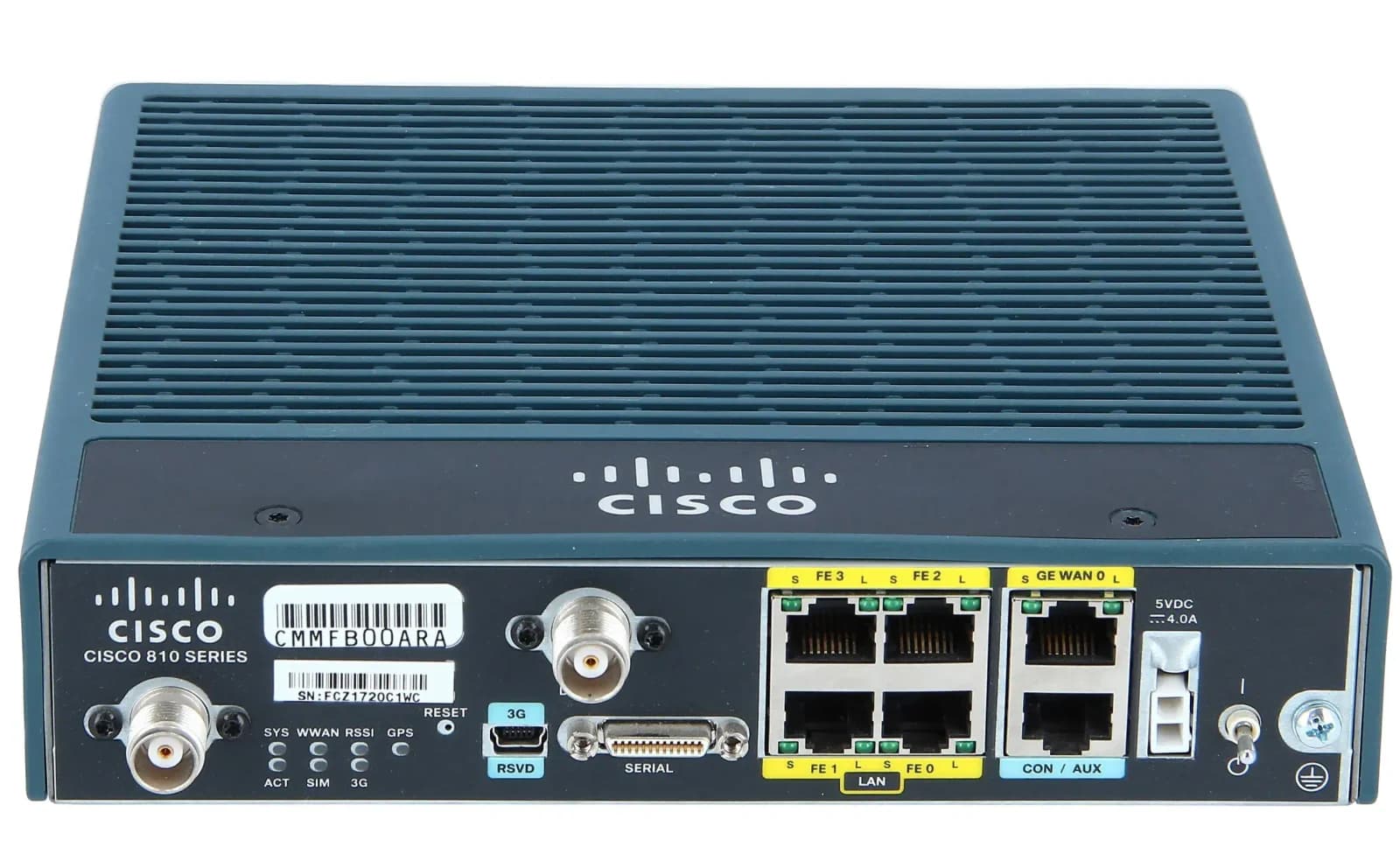Cisco C819 Secure M2M GW (non-US) 3.7G HSPA+ R7 w/ SMS/GPS (C819G7-K9)
