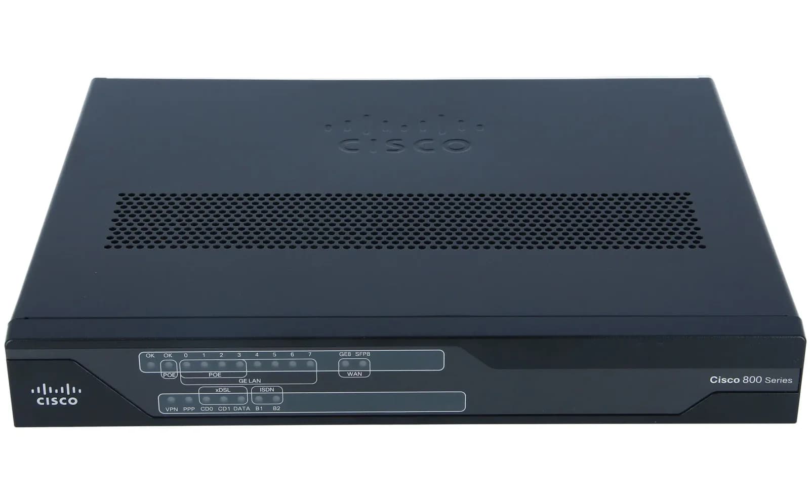 Cisco 897VA Gigabit Ethernet Security Router with SFP and VDSL2/ADSL2+ Bonding over POTS, Router, 1.000 Mbps, 8-Port (C897VAB-K9)