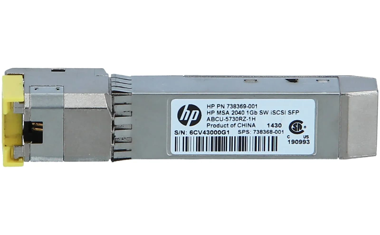 HPE SFP+ transceiver module, 1GbE, iSCSI, (4 Stück) (C8S75A)