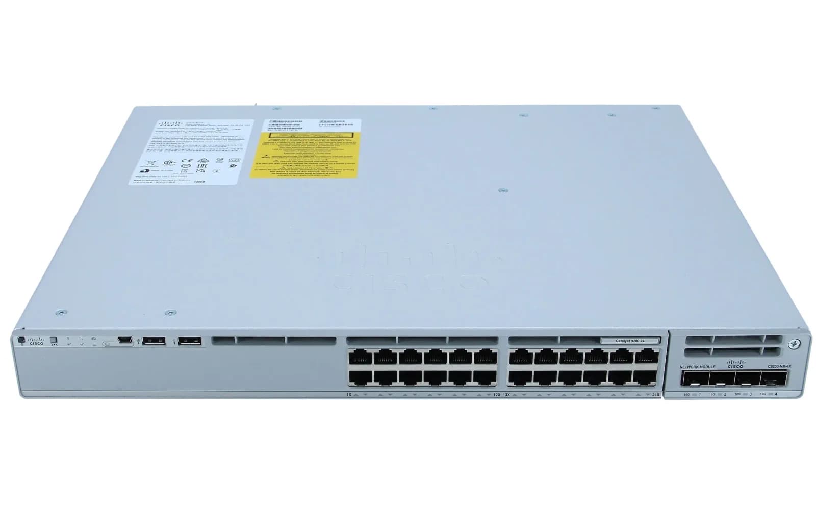 Cisco Catalyst 9200, Switch, L3, managed, 24 x 10/100/1000 (C9200-24T-E)