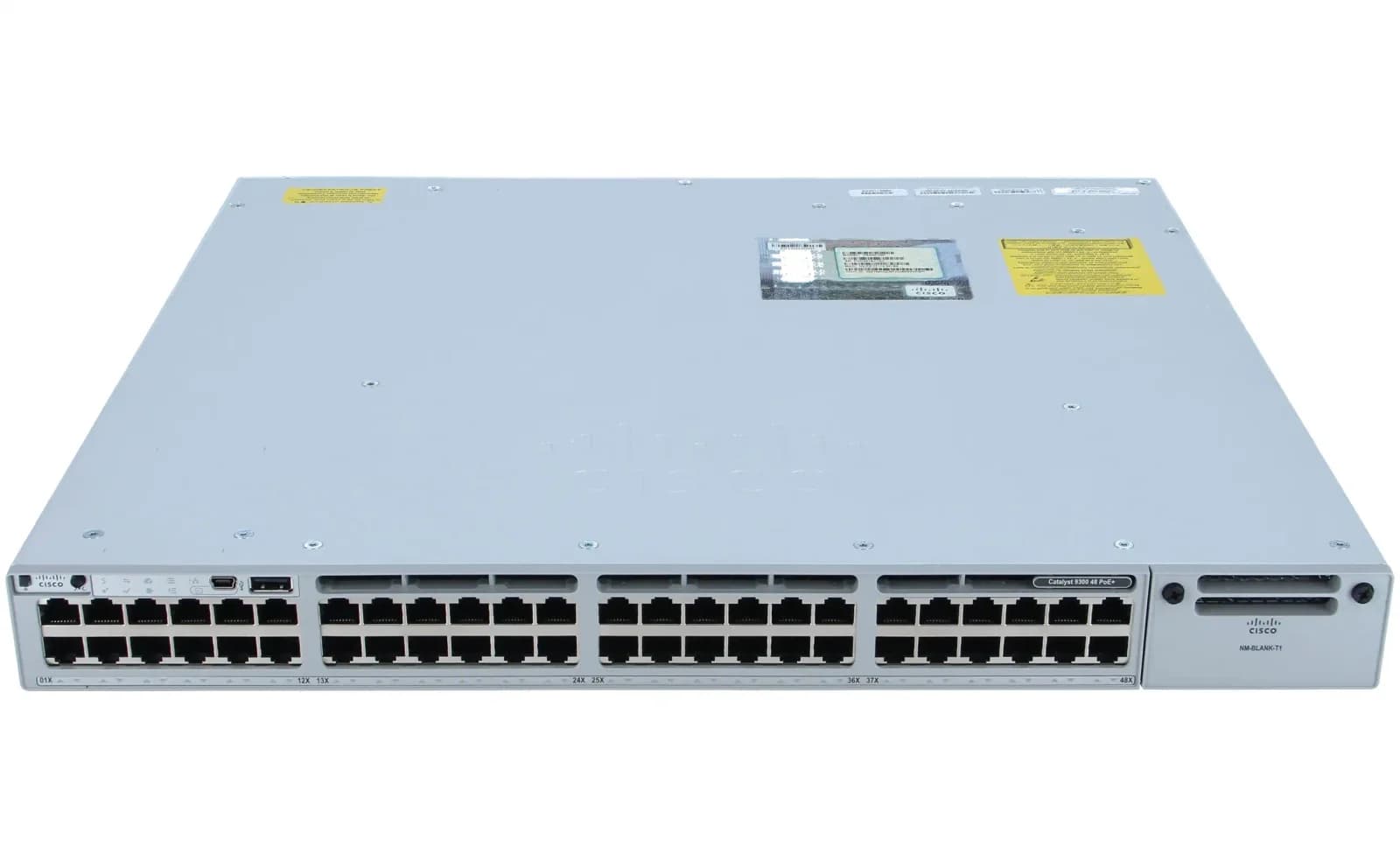 Cisco Catalyst 9300, Network Advantage, Switch, L3, managed, 48 x 10/100/1000 (PoE+) (C9300-48P-A)