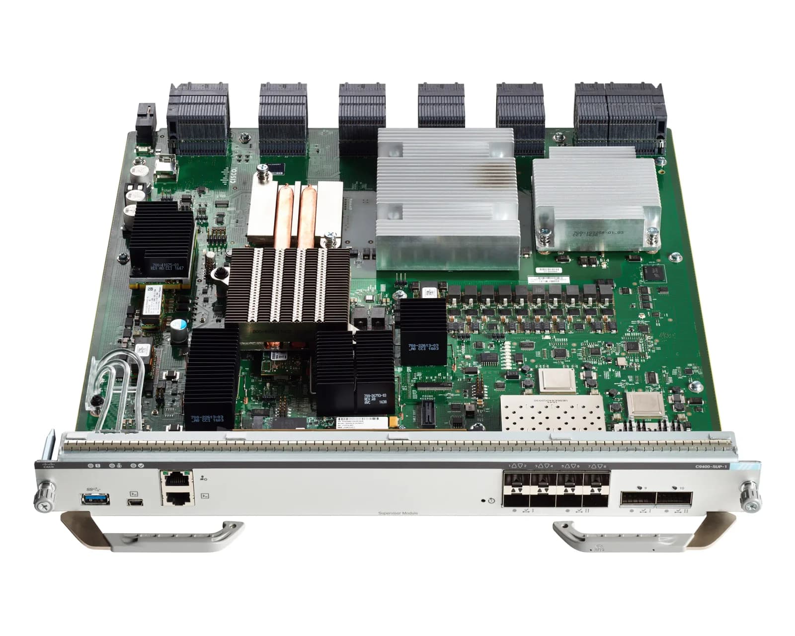 Cisco Supervisor-1 Module, Control processor, 10 GigE, 40 Gigabit LAN, plug-in module (C9400-SUP-1)