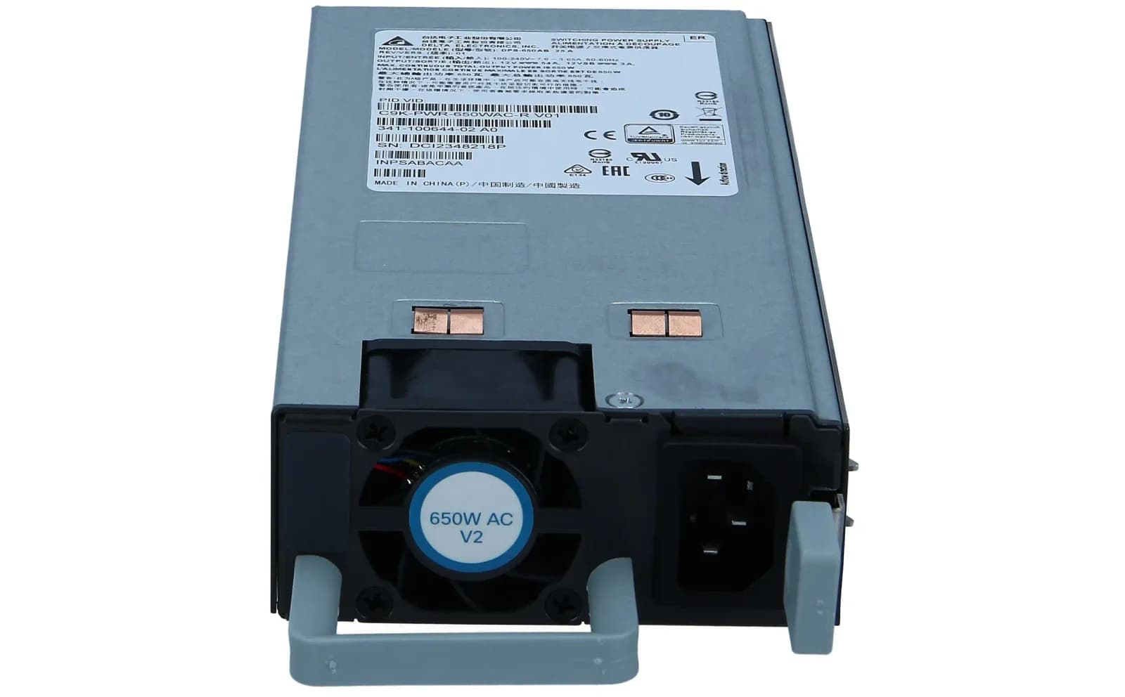 Cisco Power supply, redundant (C9K-PWR-650WAC-R)