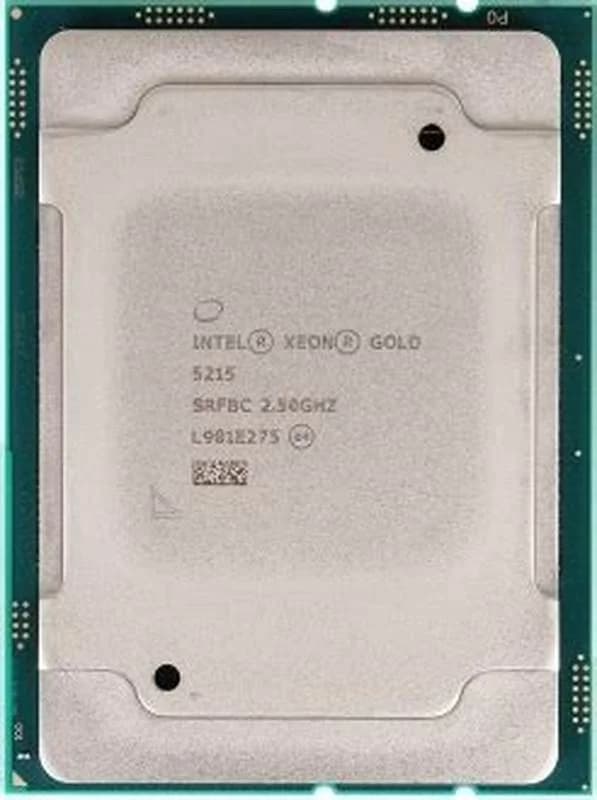 Intel Xeon Gold 5215, 2.5 GHz, 10 ядер, 20 Threads (CD8069504214002)
