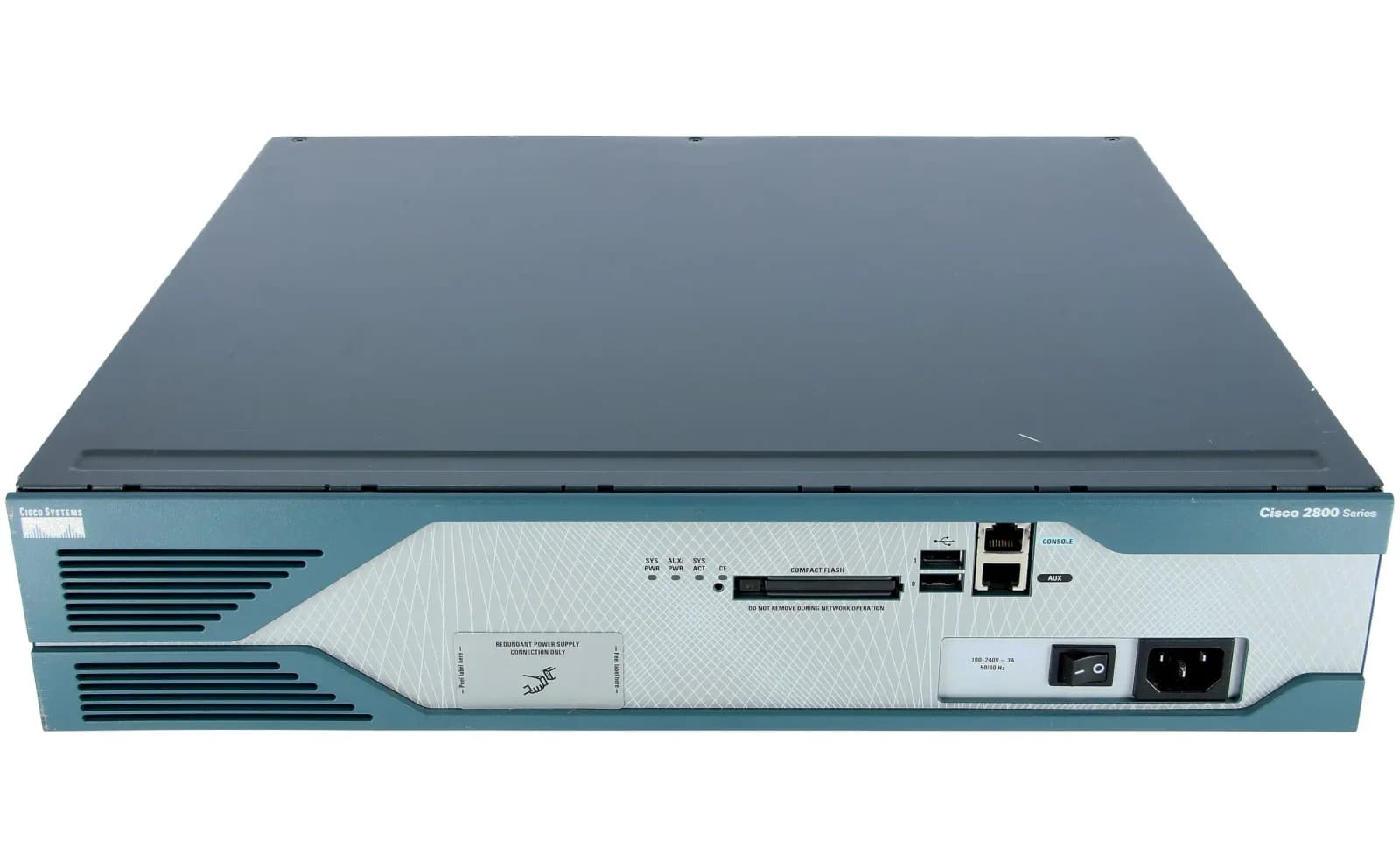Cisco 2851 w/ AC PWR,2GE,4HWIC,3PVDM,1NME-XD,2AIM,IP BASE,64F/256D (CISCO2851)
