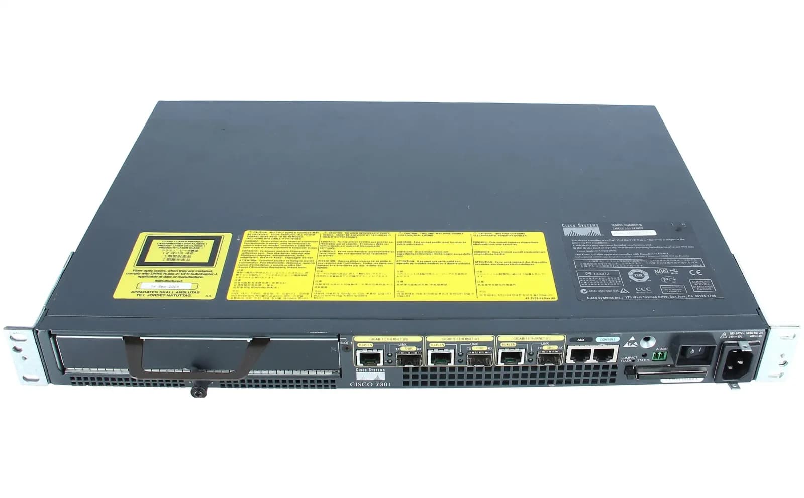 Cisco 7301 chassis, 256MB memory, A/C power,64MB Flash (CISCO7301)