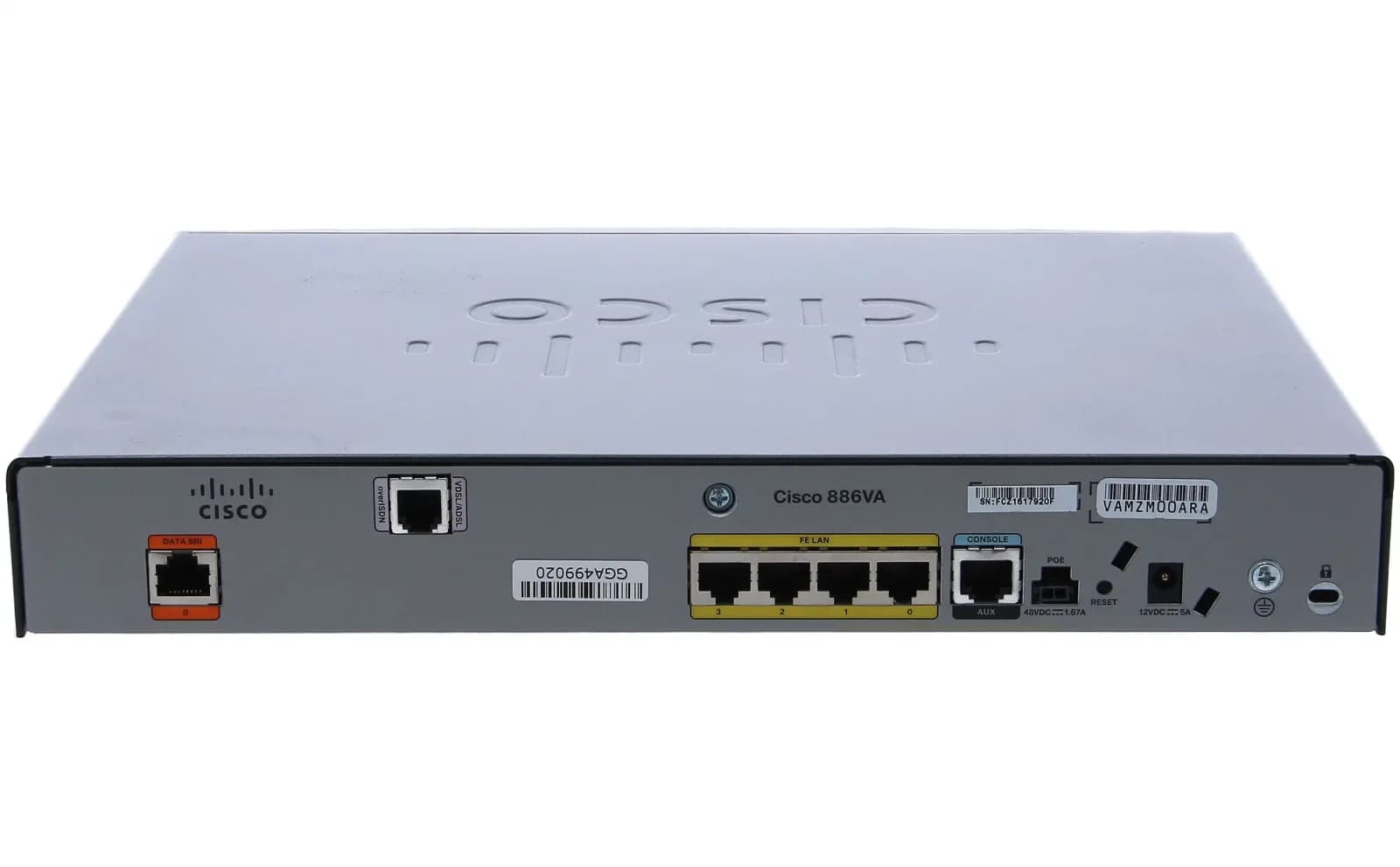 Cisco 886 VDSL/ADSL over ISDN Multi-mode Router (CISCO886VA-K9)