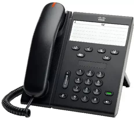 Cisco UC Phone 6911, Charcoal, Standard handset (CP-6911-C-K9)