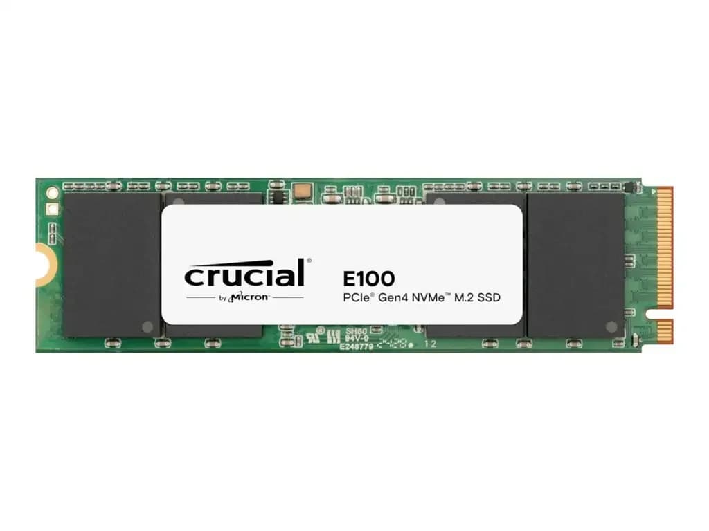 Crucial E100, SSD, 1 TB, internal, M.2 2280, PCIe 4.0 x4 (NVMe) (CT1000E100SSD8)