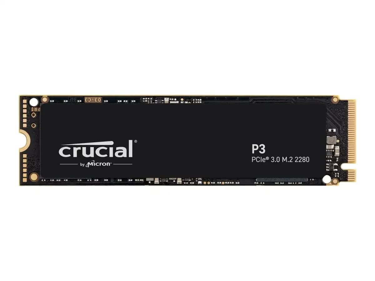 Crucial P3, SSD, 500 GB, daxili, M.2 2280, PCIe 3.0 (NVMe) (CT500P3SSD8)