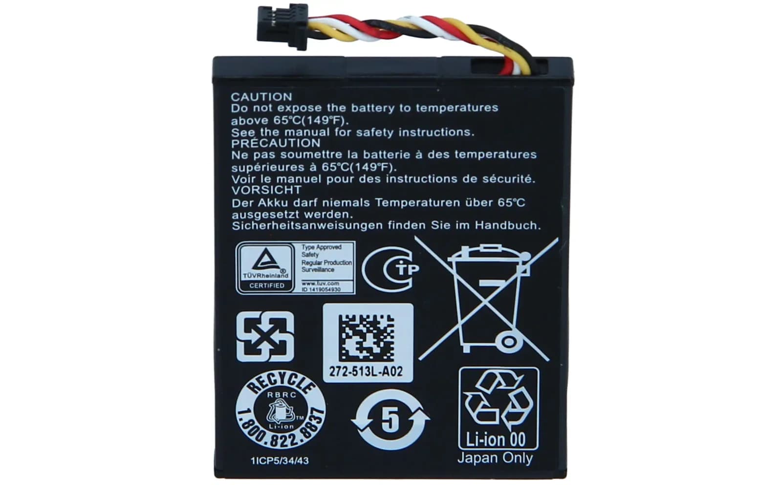 Dell, Battery PERC 2.6WHR 1 Cell (Dell-H132V-Battery-PERC-26WHR-1-Cell)