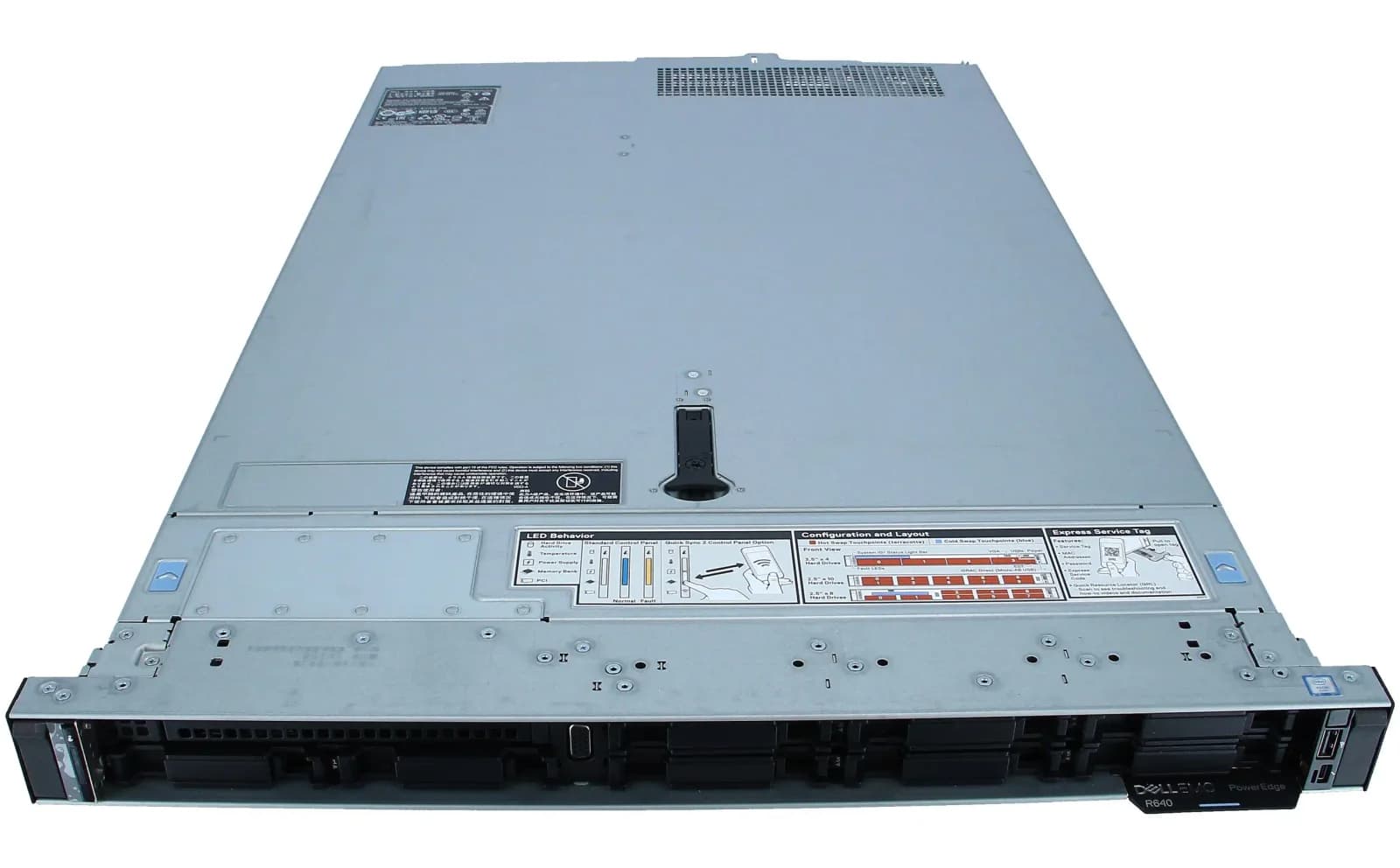 Dell R640 Server Chassis CTO, PowerEdge R640 8x2.5" SFF Chassis (Dell-R640-Server-Chassis-CTO)