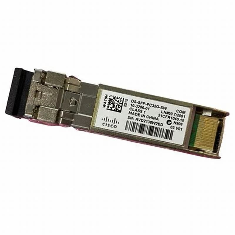 Cisco SFP+ transceiver module, 32Gb Fibre Channel (SW), fibre optic, LC multi-mode, 850 nm (DS-SFP-FC32G-SW)
