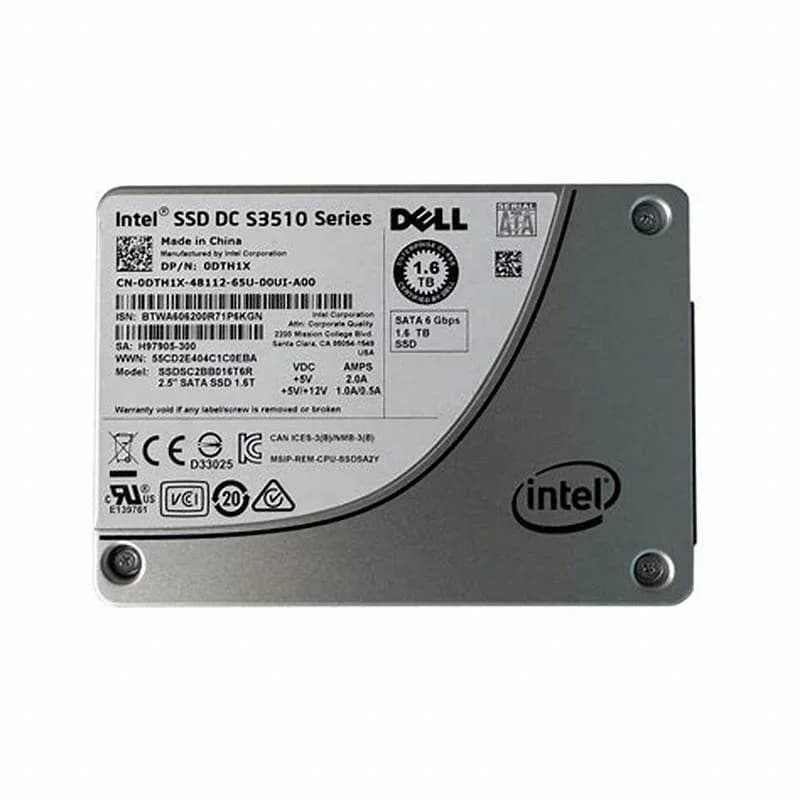 Dell DTH1X, 1600 GB, 2.5", 6 Gbit/s (DTH1X)
