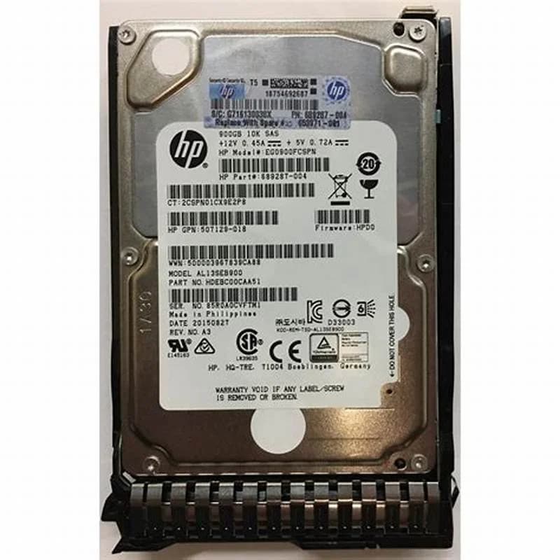 HPE HP F/S RETAIL BOX 900GB 10K 6G SFF SAS SC HDD, Жёсткий диск, Serial Attached SCSI (SAS) (EG0900FCSPN)