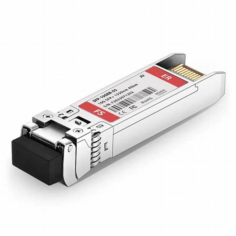SFP+ transceiver module, 10GbE, 10GBase-LR, LC single-mode, up to 10 km, 1310 nm, Juniper compatible (EX-SFP-10GE-ER-C)