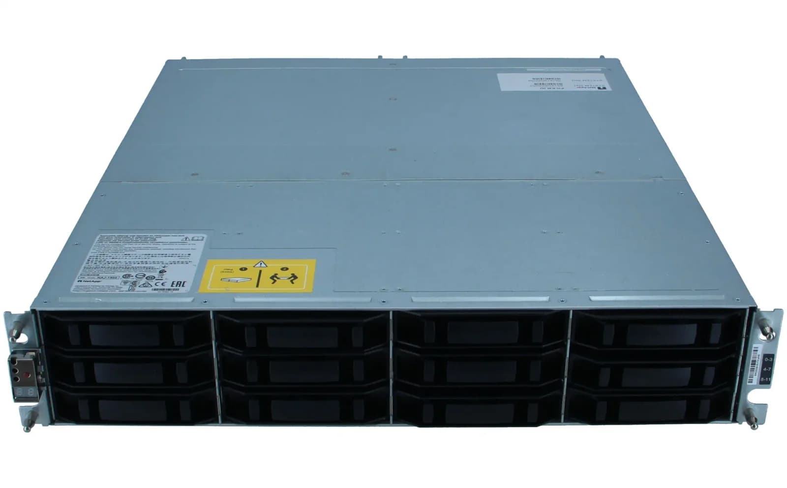 NetApp FAS2720 HA, Base Bundle, NAS server, 12 bays, rack-mountable, RAID 1 4 6 61, DP, RAM 64 GB, 10 Gigabit Ethernet, iSCSI support, 2U (FAS2720A-001)