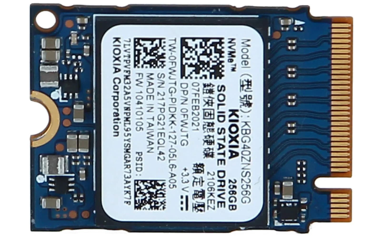 DELL 256GB 2230 M.2 PCIE NVME SSD (FWJTG)