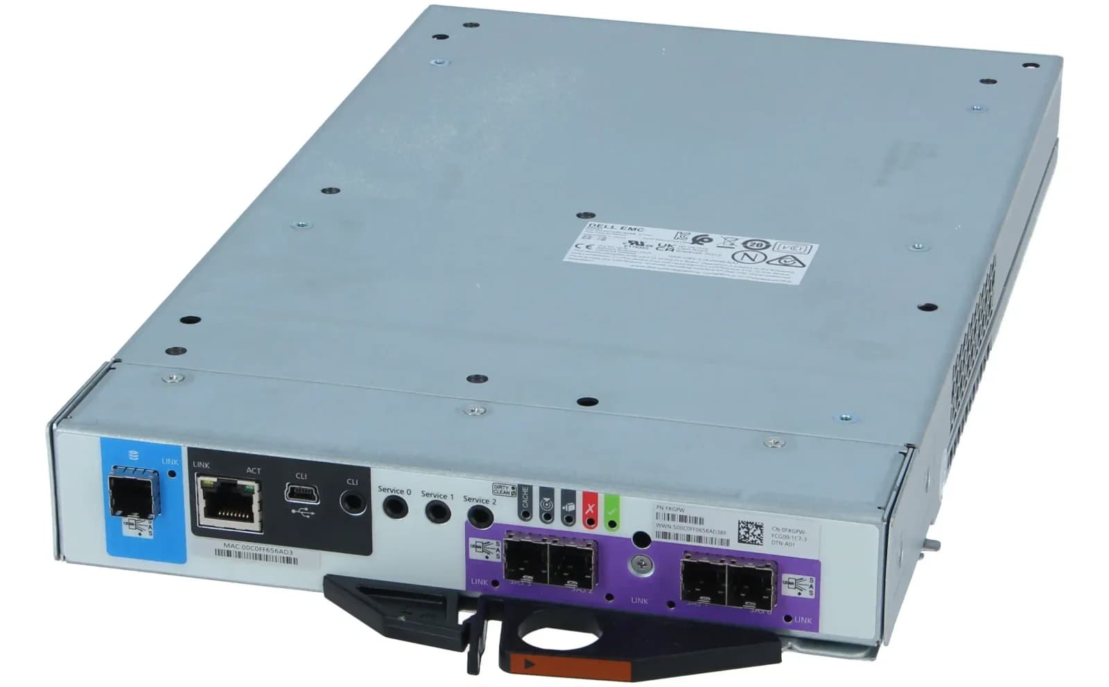 DELL PowerVault ME4012 ME4024 ME4084 SAS 12G 8GB CACHE CONTROLLER (FXGPW)