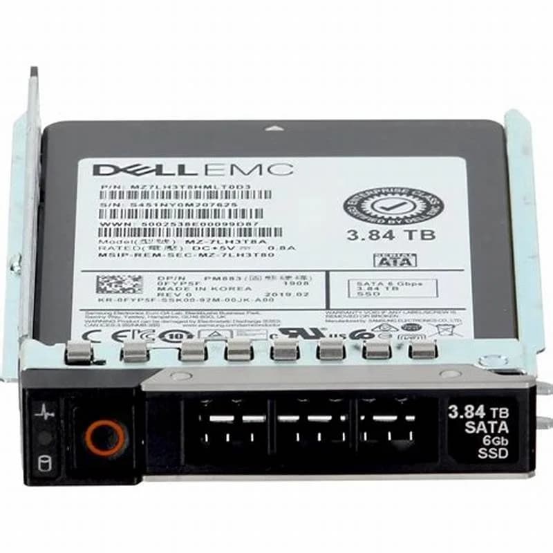 DELL 3.84TB SSD SFF SATA 6G RI MZ7LH3T8HMLT0D3 (FYP5F)