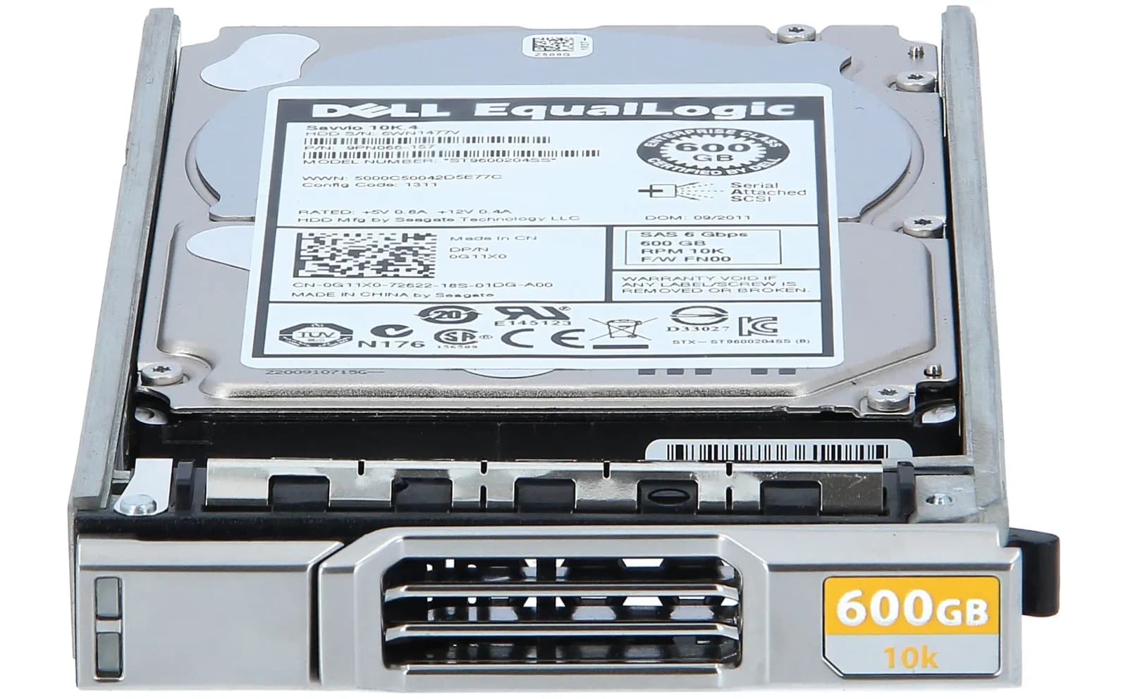 DELL EQUALLOGIC 600GB 10K SAS 6G 2.5 HDD (G11X0)