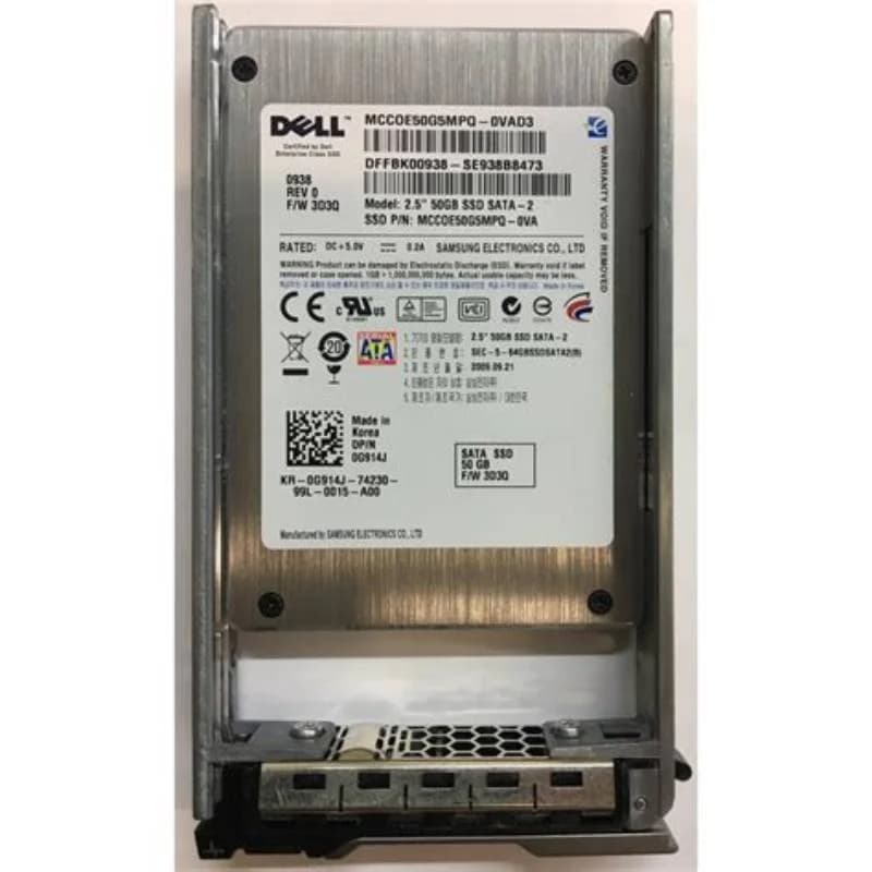 Dell 50 GB SSD, SATA 1.5Gb/s, wiederhergestellt (G914J)