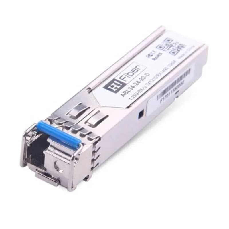 SFP (Mini-GBIC)-transiver модуль, GigE, 1000Base-BX, 10 km, 1310 (TX)/ 1490 (RX) nm, Cisco uyğun (GLC-BX-U-C)