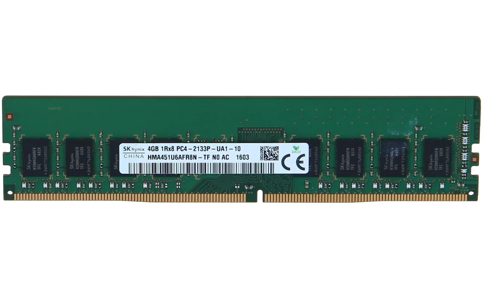 SK Hynix 4GB (1*4GB) 1RX8 PC4-17000P-R DDR4-2133MHZ RDIMM (HMA451R7AFR8N-TF)