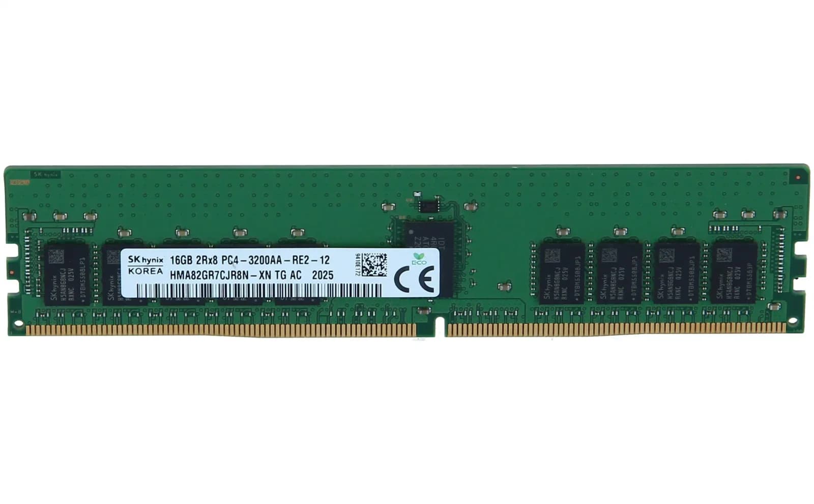 SK Hynix DDR4, module, 16 GB, DIMM 288-pin 3200 MHz / PC4-25600, registered (HMA82GR7CJR8N-XN)