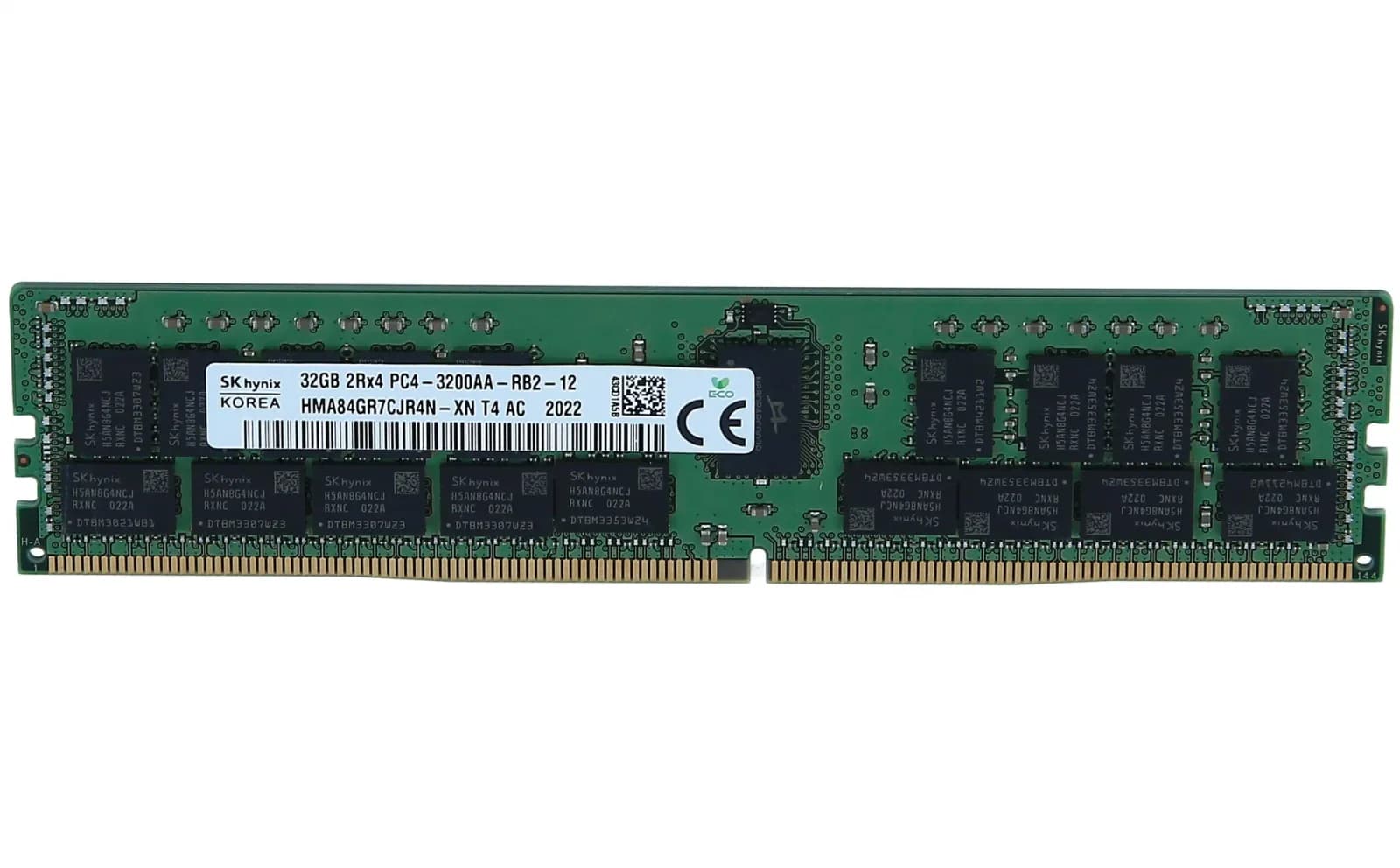 SK Hynix 32GB (1*32GB) 2RX4 PC4-25600AA-R DDR4-3200MHZ RDIMM (HMA84GR7CJR4N-XN)