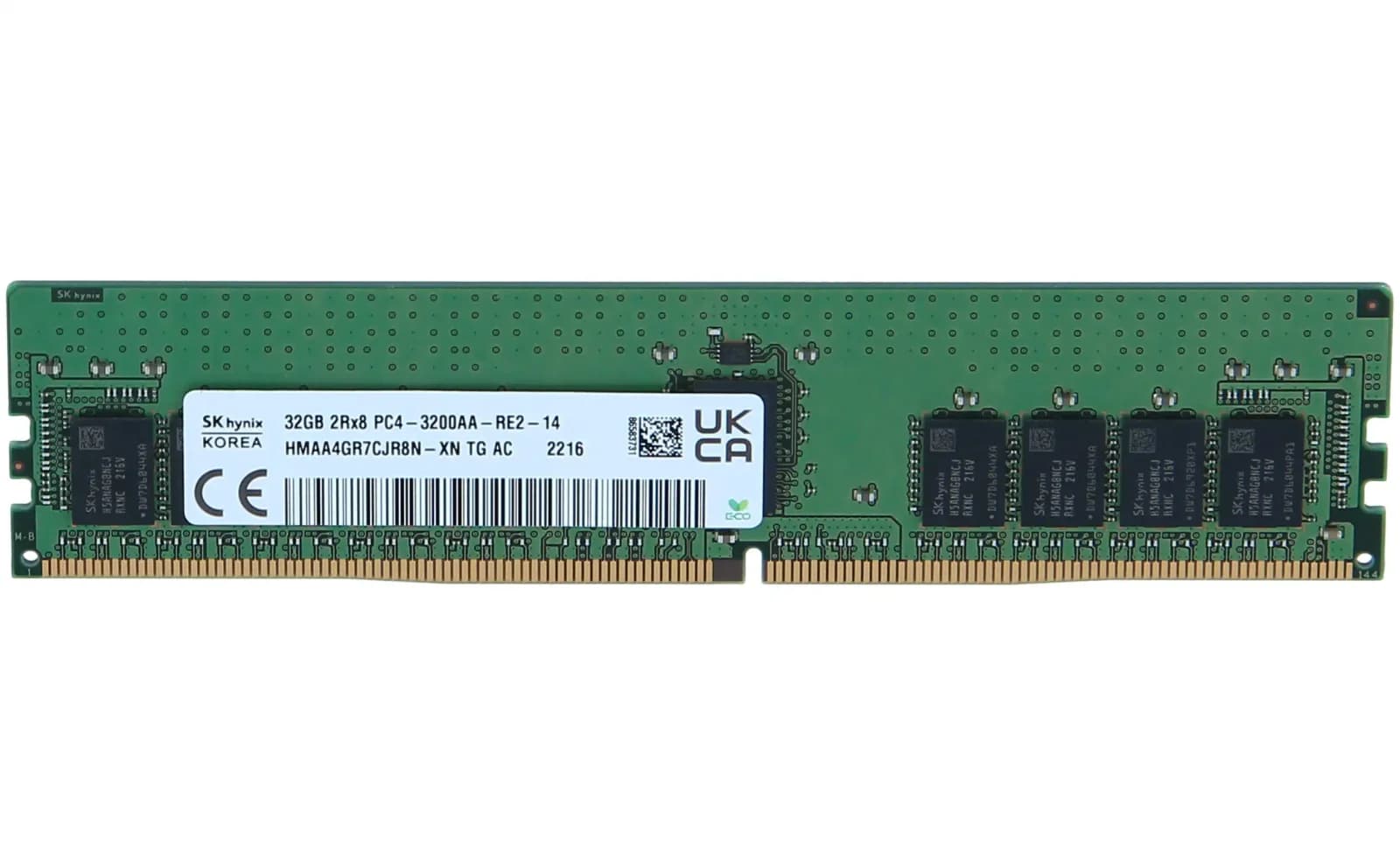 SK Hynix 32 GB, DDR4-3200 MHz, ECC, R-DIMM (HMAA4GR7CJR8N-XN)