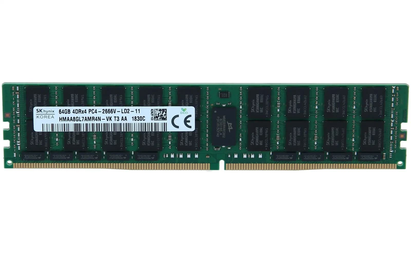 SK Hynix 64GB 4DRx4 PC4-2666V-L DDR4 Load Reduced Server-RAM Modul LR-DIMM ECC (HMAA8GL7AMR4N-VK)